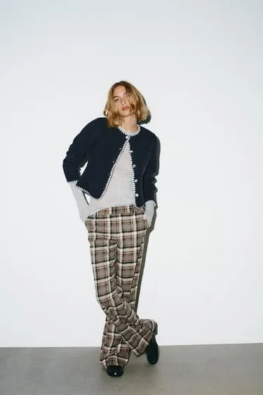 Кардиган с контрастной вышивкой- Заказать в России