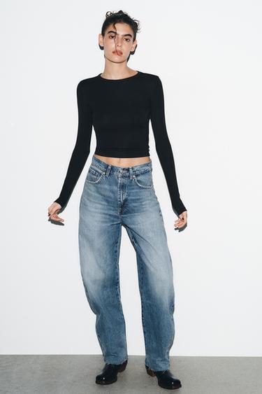 Zara Футболка с длинными рукавами купить с доставкой.