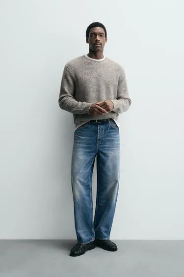 Жемчужный вязаный джемпер