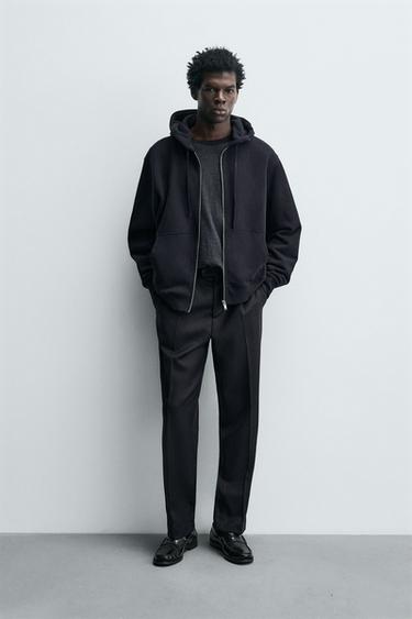 Zara Брюки из 100% рельефной шерсти купить с доставкой.