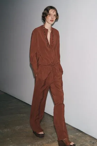 Рубашка из струящейся ткани — ZW COLLECTION