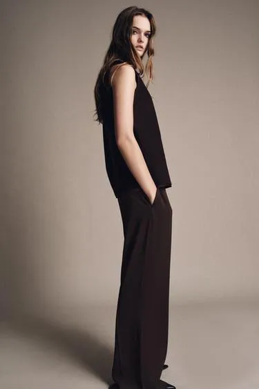 Мягкий топ без рукавов- Заказать в России