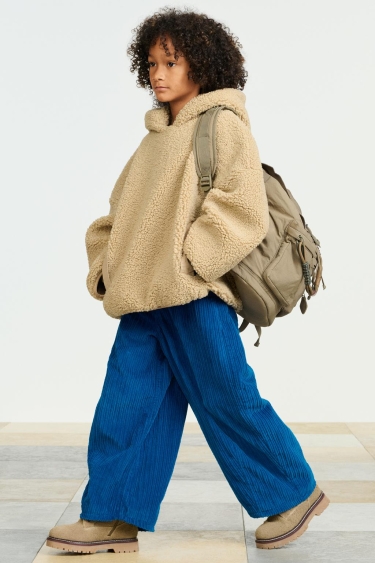 Zara Худи из искусственного меха с длинными рукавами