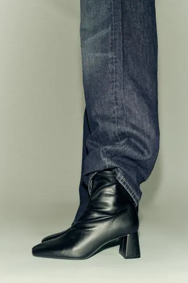 Ботильоны на широком каблуке- Заказать в России