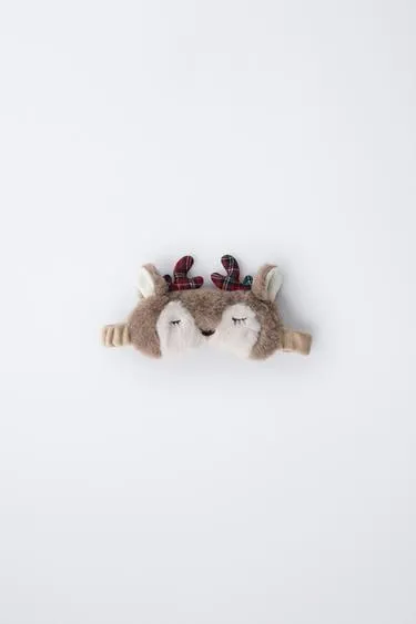 Маска для сна из искусственного меха «олень»- Заказать в России