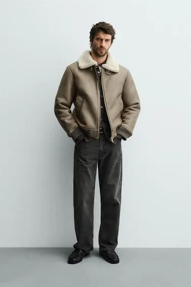 Дубленка из искусственной кожи