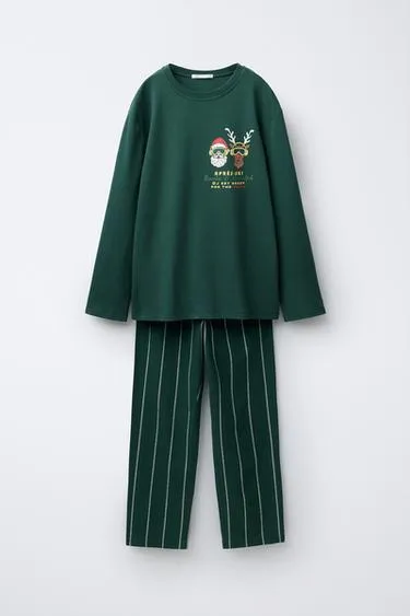 Пижама с полосками для детей от 6 до 14 лет