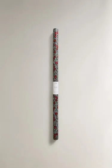 Папка для упаковки подарков с рождественским цветочным узором- Заказать в России