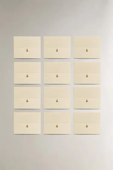 Набор рождественских карточек для мест (набор из 12 штук)- Заказать в России