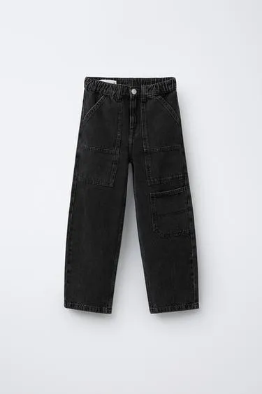 Джинсы BAGGY с карманами- Заказать в России