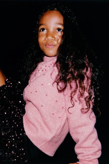 Zara Объемная юбка с пайетками