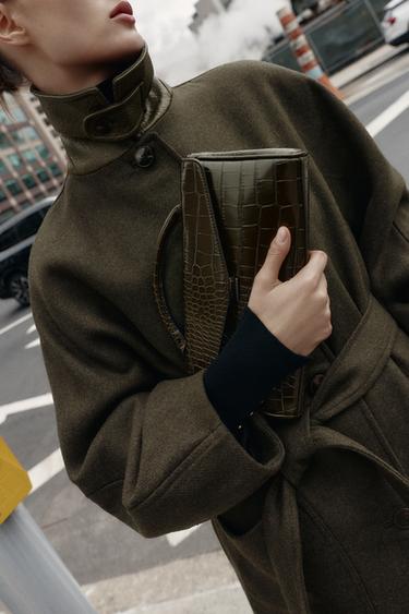 Zara Рельефная сумка