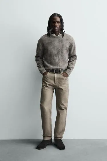 Свитер с принтом BRUSHED