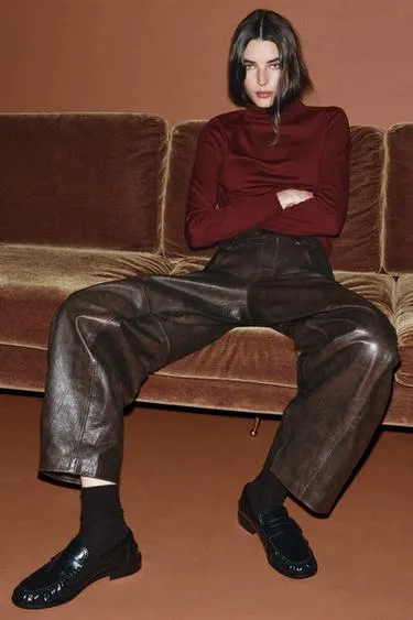 Лоферы со сборками