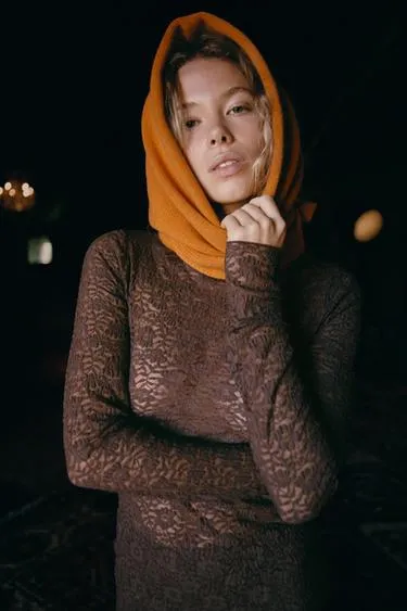 Треугольная бандана из 100% шерсти