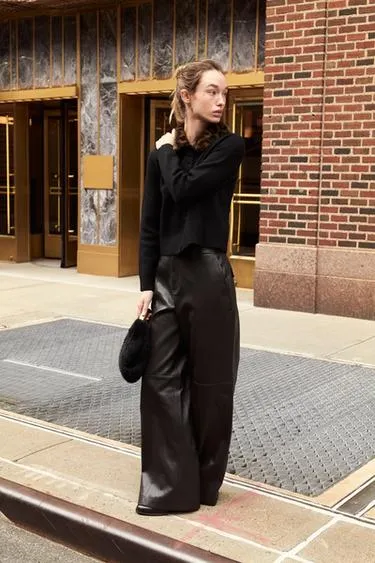 Вязаная куртка с воротником из искусственного меха- Заказать в России