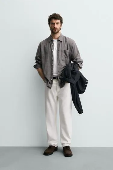 Рубашка клетчатая из фланели- Заказать в России