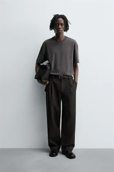 Футболка свободного кроя из интерлока