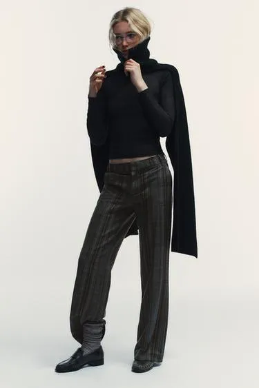 Брюки в клетку- Заказать в России