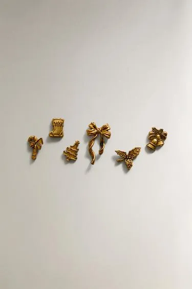 Набор рождественских штырей для свечей (упаковка из 6 штук)- Заказать в России