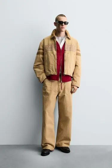 Укороченная куртка с вышитой нашивкой NFL WASHINGTON COMMANDERS- Заказать в России