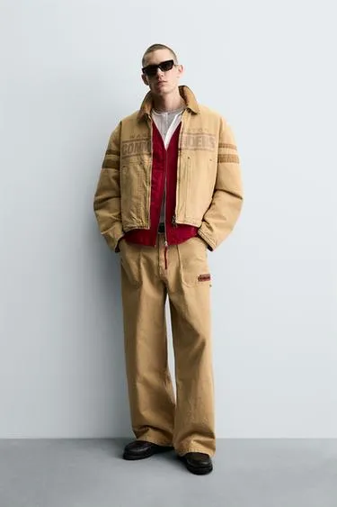 Мешковатые брюки с вышитой нашивкой NFL WASHINGTON COMMANDERS- Заказать в России