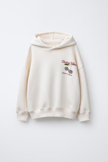 Zara Худи с принтом «вишни»