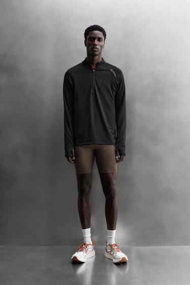 Zara Толстовка POLARTEC © с воротником на молнии купить с доставкой.