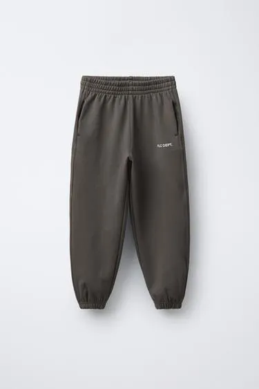 Футерованные брюки BALLOON с надписью- Заказать в России