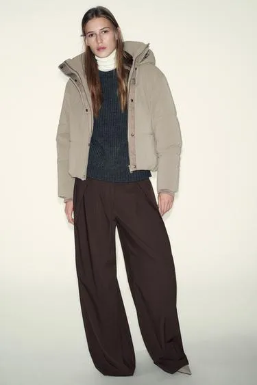 Короткий анорак с капюшоном WATER REPELLENT WINDPROOF