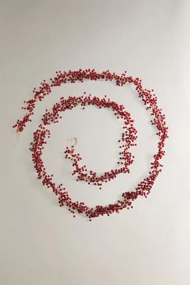 Гирлянда с красными шариками- Заказать в России