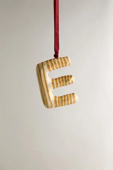 Рождественское украшение елочное буква E- Заказать в России