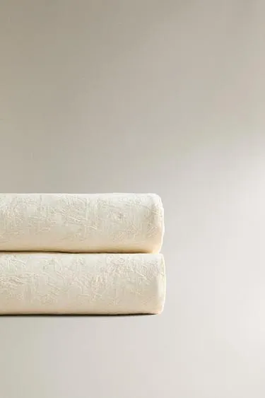 Покрывало с цветочным жаккардовым узором