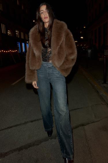 Zara Джинсы Z1975 FLARE со средней посадкой и пуговицами