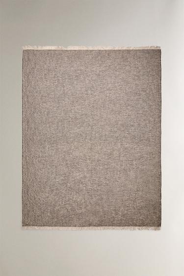 Zara Плед с бахромой