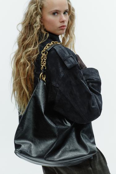 Zara Большая сумка-мешок купить с доставкой.