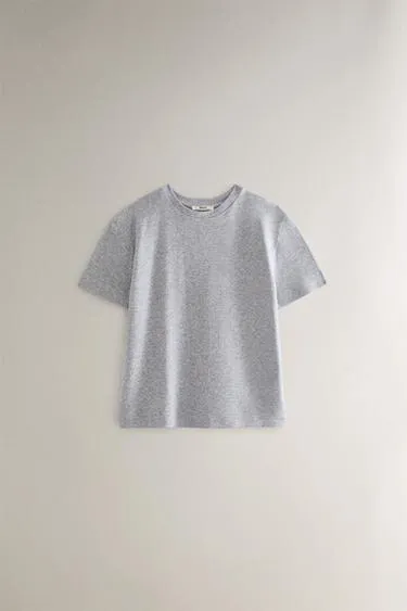 Short sleeve cotton t-shirt- Заказать в России