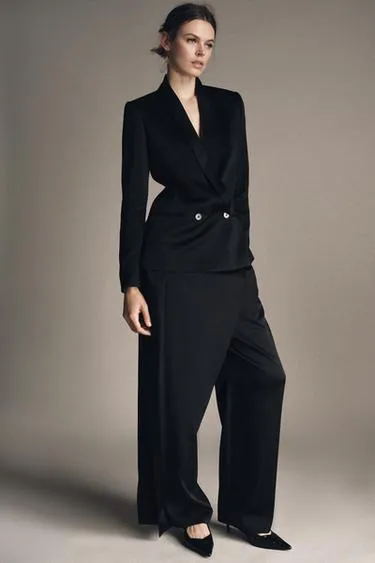 Атласный блейзер ZW COLLECTION LIMITED EDITION- Заказать в России