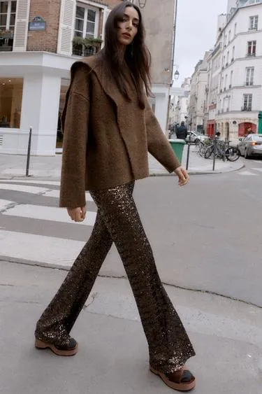 Кардиган с шарфом- Заказать в России