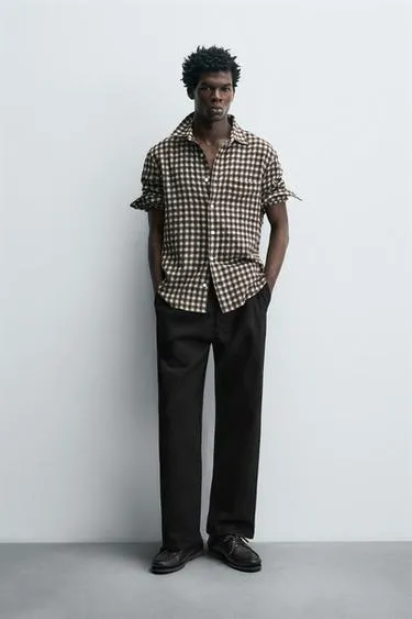 Брюки RELAXED FIT со складками- Заказать в России