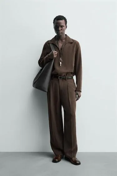 Рубашка поло с плавным фасоном- Заказать в России