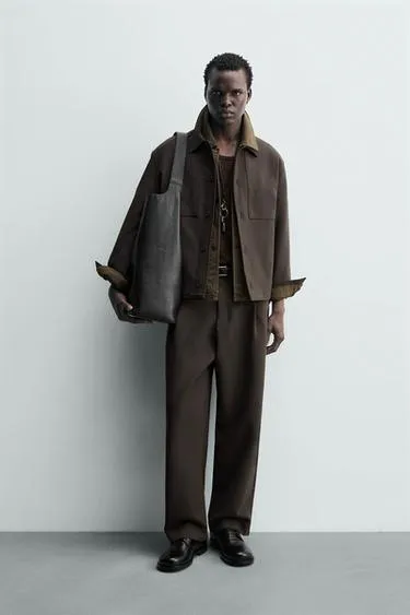 Брюки RELAXED FIT со складками- Заказать в России