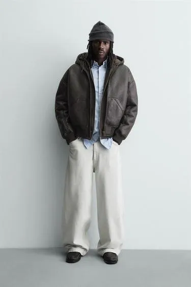 Дубленка из искусственной кожи