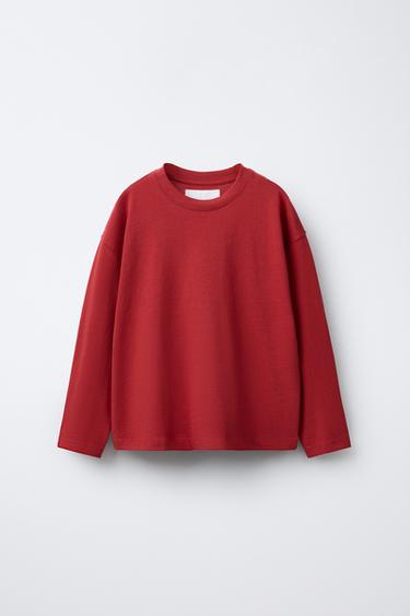 Zara Базовая футболка MEDIUM WEIGHT купить с доставкой.