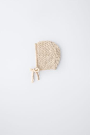 Zara Трикотажный чепчик с шерстью