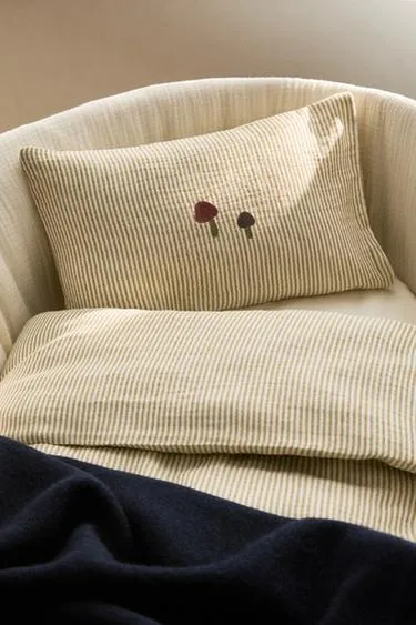 Набор мини-простынь из муслина в полоску- Заказать в России