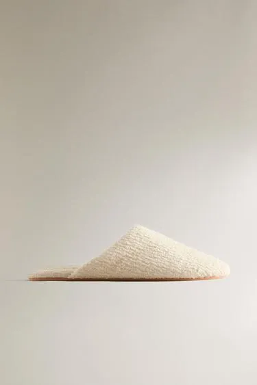 Тапочки-мюли из шерсти