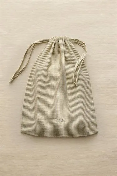 Детская полосатая муслиновая корзина для белья- Заказать в России