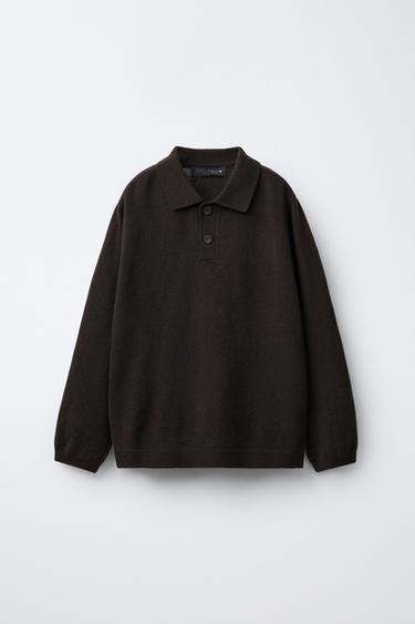 Zara Поло из 100% шерсти