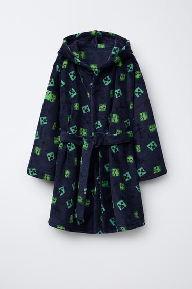 Zara Халат AGES 3-14 / MINECRAFT © MOJANG AB. ™ из флиса